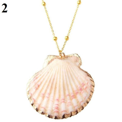 Boho Shell Conch Necklace Sea