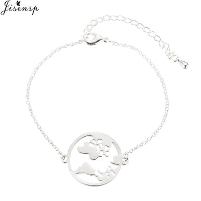 Jisensp Stainless Steel Mickey Bracelets for Women