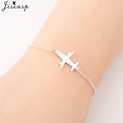 Jisensp Stainless Steel Mickey Bracelets for Women