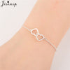 Jisensp Stainless Steel Mickey Bracelets for Women