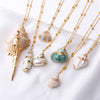 Boho Shell Conch Necklace Sea