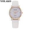 YOLAKO Women's Watch Fashion Luxury Leather Starry Sky