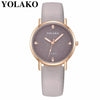 YOLAKO Women's Watch Fashion Luxury Leather Starry Sky