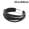 Mens leather bracelet Leather bangles for men