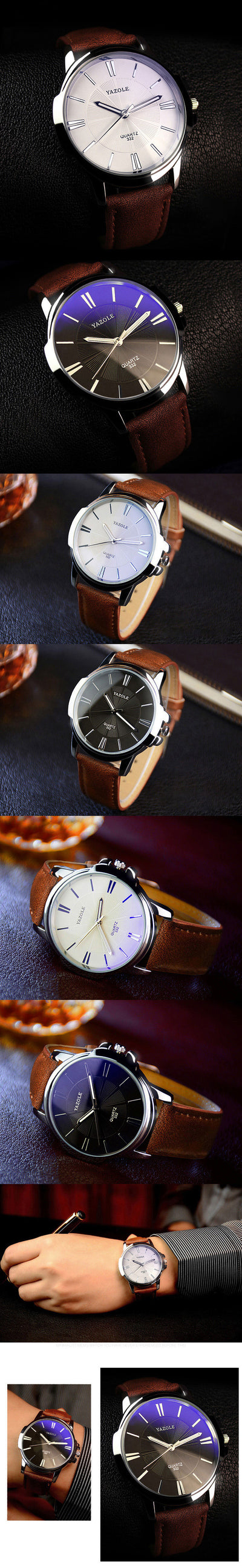 YAZOLE 2019 Fashion Quartz Watch Men Watches Top Brand Luxury Male