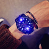 Fashion Men Watches 7 Color Led Lights Glow Watches Dual Display Men Sports