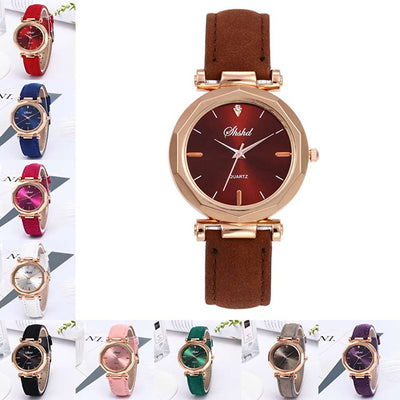 Hot 2019 New Fashion Watches Women Men Lovers Watch Leather Quartz Wristwatch Female Male Clocks Relogios Feminino Drop Shipping