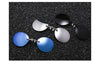 Oulylan Matrix Morpheus Round Rimless Sunglasses Men