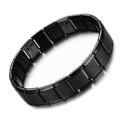 New 4 Color Blue Stainless Steel Chains Health Energy Balance Germanium Magnetic Bracelet For Men