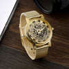 Fashion SOXY Watch Silver & Golden Luxury Hollow Steel Watches Men