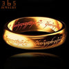 Magic Letter The Lord of One Ring Black Silver Gold color