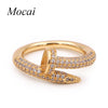 Mochai Luxury Shining Cubic Zircon Fashion Rings