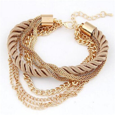 Multilayer Charm Bracelet