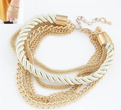 Multilayer Charm Bracelet