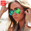 LeonLion 2018 Pilot Mirror Sunglasses Women