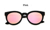 cat eye pink sunglasses woman shades mirror female square sun glasses