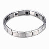 New 4 Color Blue Stainless Steel Chains Health Energy Balance Germanium Magnetic Bracelet For Men