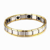 New 4 Color Blue Stainless Steel Chains Health Energy Balance Germanium Magnetic Bracelet For Men