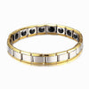 New 4 Color Blue Stainless Steel Chains Health Energy Balance Germanium Magnetic Bracelet For Men