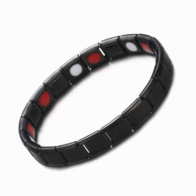 New 4 Color Blue Stainless Steel Chains Health Energy Balance Germanium Magnetic Bracelet For Men