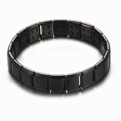 New 4 Color Blue Stainless Steel Chains Health Energy Balance Germanium Magnetic Bracelet For Men