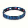 New 4 Color Blue Stainless Steel Chains Health Energy Balance Germanium Magnetic Bracelet For Men