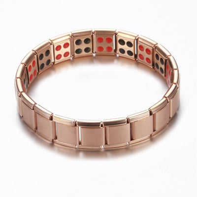 New 4 Color Blue Stainless Steel Chains Health Energy Balance Germanium Magnetic Bracelet For Men