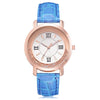 New ladies watch Rhinestone Leather Bracelet Wristwatch Women