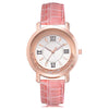 New ladies watch Rhinestone Leather Bracelet Wristwatch Women