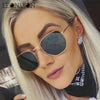 LeonLion 2019 Polygonal Sunglasses Women