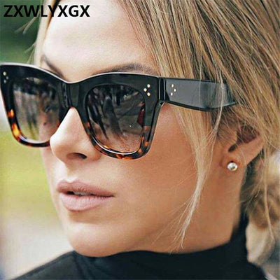 Luxury Rectangle sunglasses women