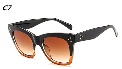 Luxury Rectangle sunglasses women