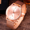 Fashion Alloy Belt Mesh Watches Unisex Women