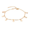 Multi Layer Star Pendant Anklet