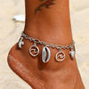 Multi Layer Star Pendant Anklet