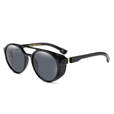 Retro Round Hollow Steampunk Sunglasses Vintage Men