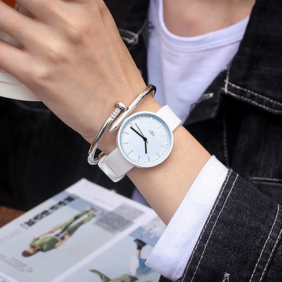 Simple Silicone Wrist Watch Women Watch Ladies