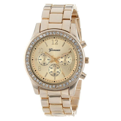 Geneva Classic Luxury Rhinestone Watch Women Watches Fashion Ladies Watch Women's