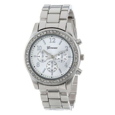 Geneva Classic Luxury Rhinestone Watch Women Watches Fashion Ladies Watch Women's