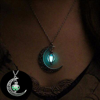 Bead Moon Necklace