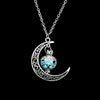 Bead Moon Necklace