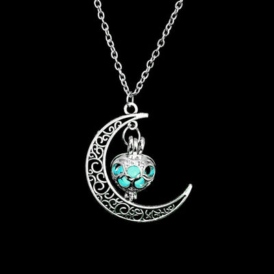 Bead Moon Necklace