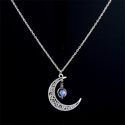 Bead Moon Necklace