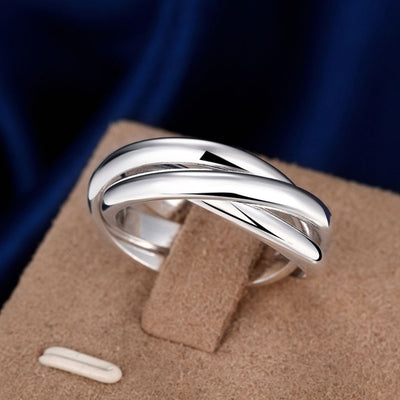 Women's silver rings