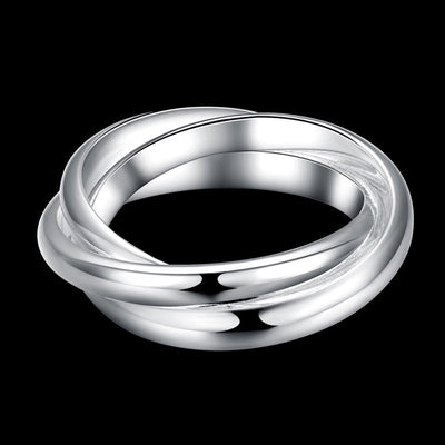 Women's silver rings