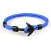 New Fashion Black Color Anchor Bracelets Men