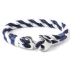 New Fashion Black Color Anchor Bracelets Men