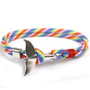 New Fashion Black Color Anchor Bracelets Men