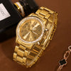 Geneva Classic Luxury Rhinestone Watch Women Watches Fashion Ladies Watch Women's