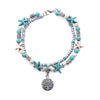 Bohemia Sea Turtle Starfish Charms Beach Anklet Shell For Women